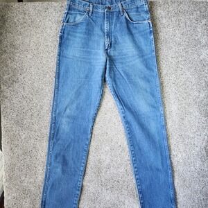 VTG Wrangler Jeans Mens 36x38 Vintage 1980s Cowboy Cut Made in USA Denim EUC